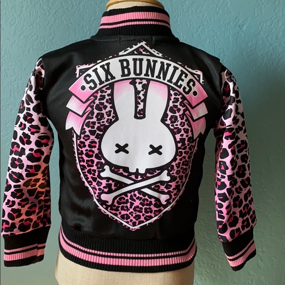 Kids bomber jacket Leo pink print size 1 year. - Picture 4 of 5